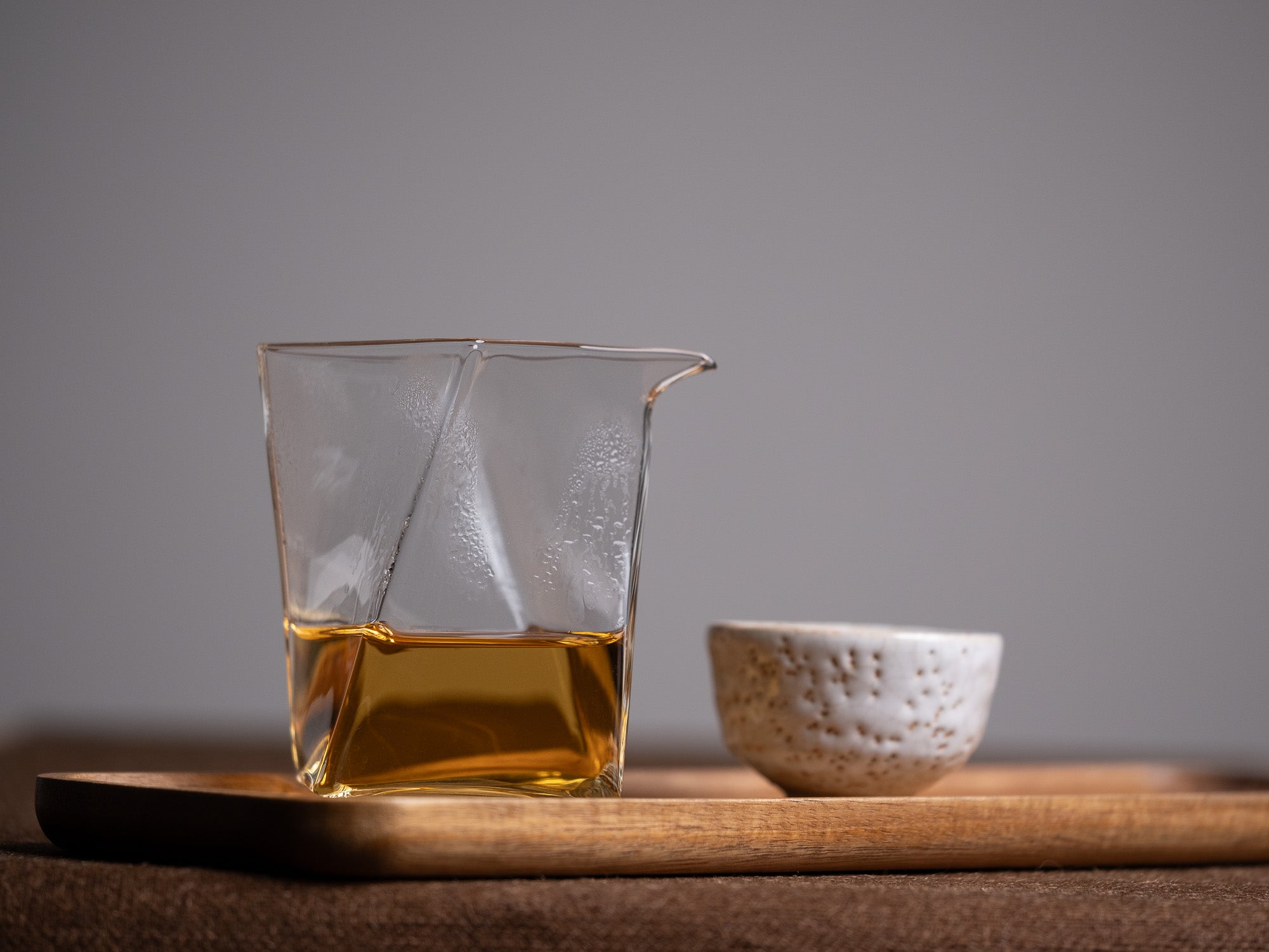 Jarra de té de vidrio
