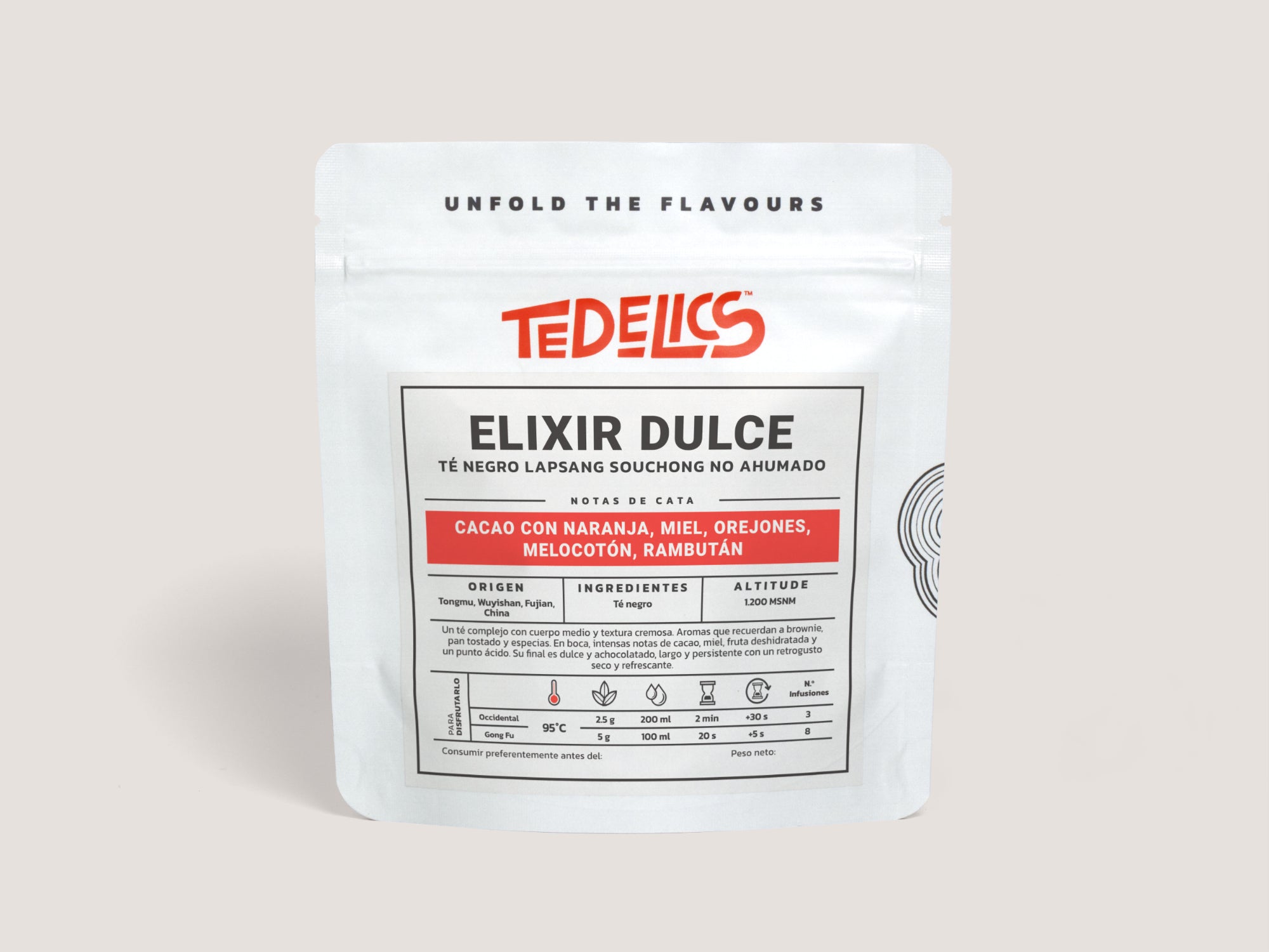 Té Negro Lapsang Souchong no ahumado
