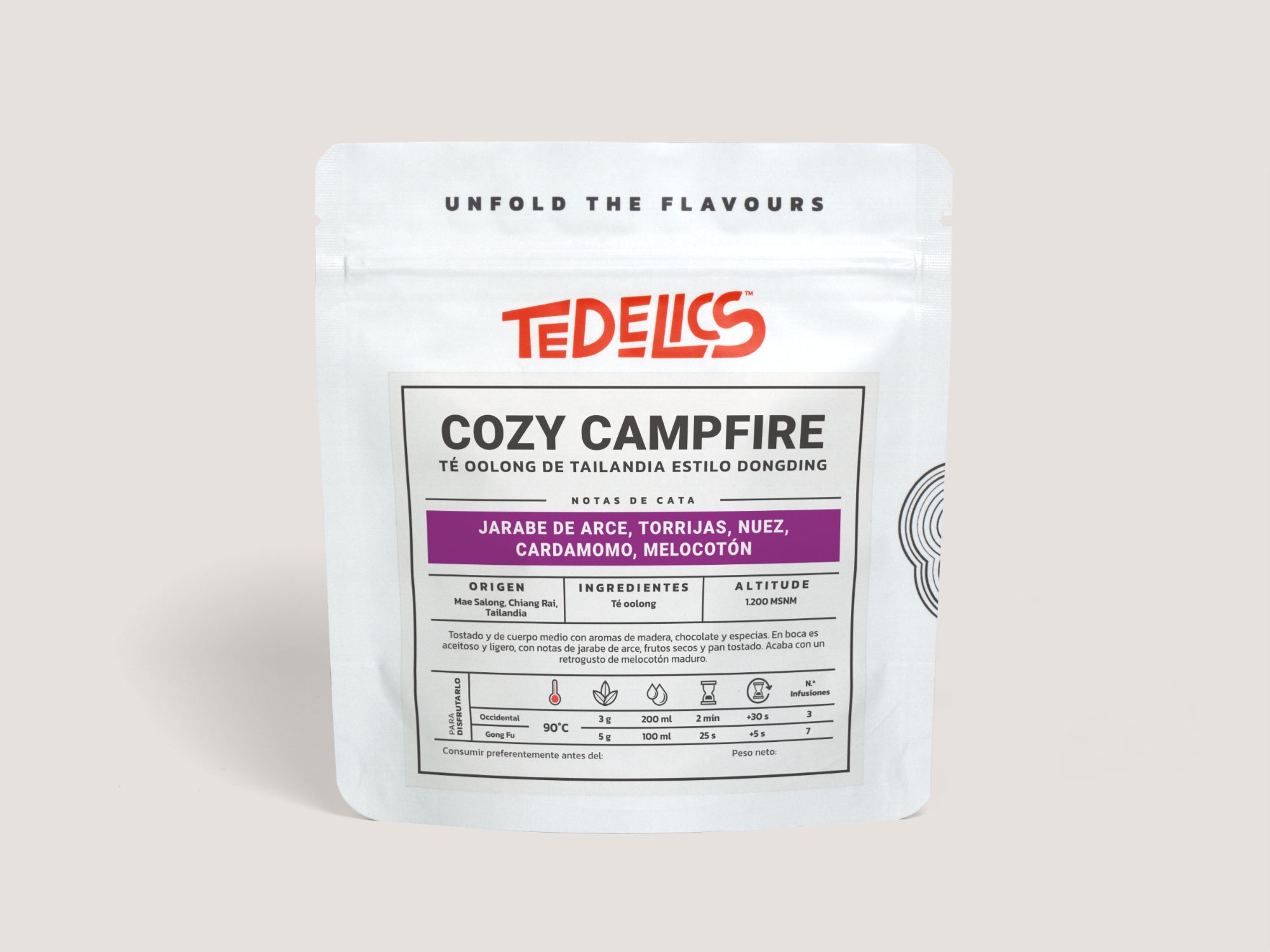 Té Oolong de Tailandia estilo Dong Ding