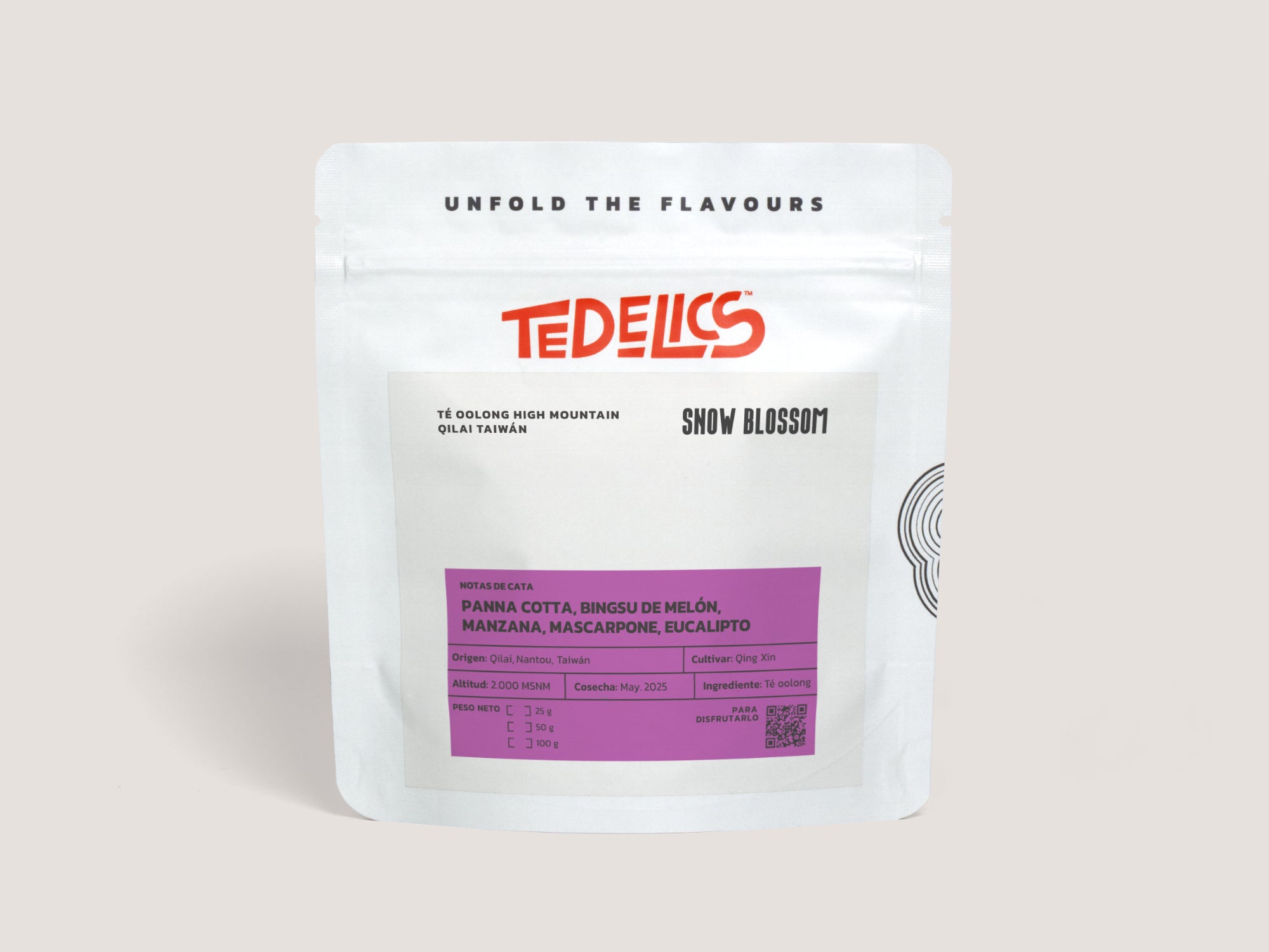 Té Oolong High Mountain Qilai Taiwán