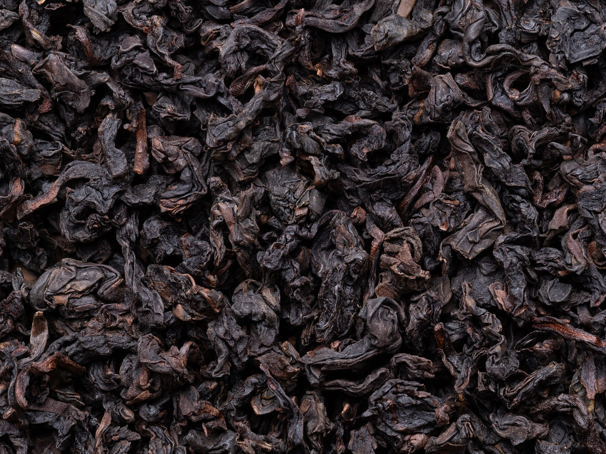 Hojas de te Oolong Tie Guan Yin Chuantong de Anxi Heavy Charcoal Roast