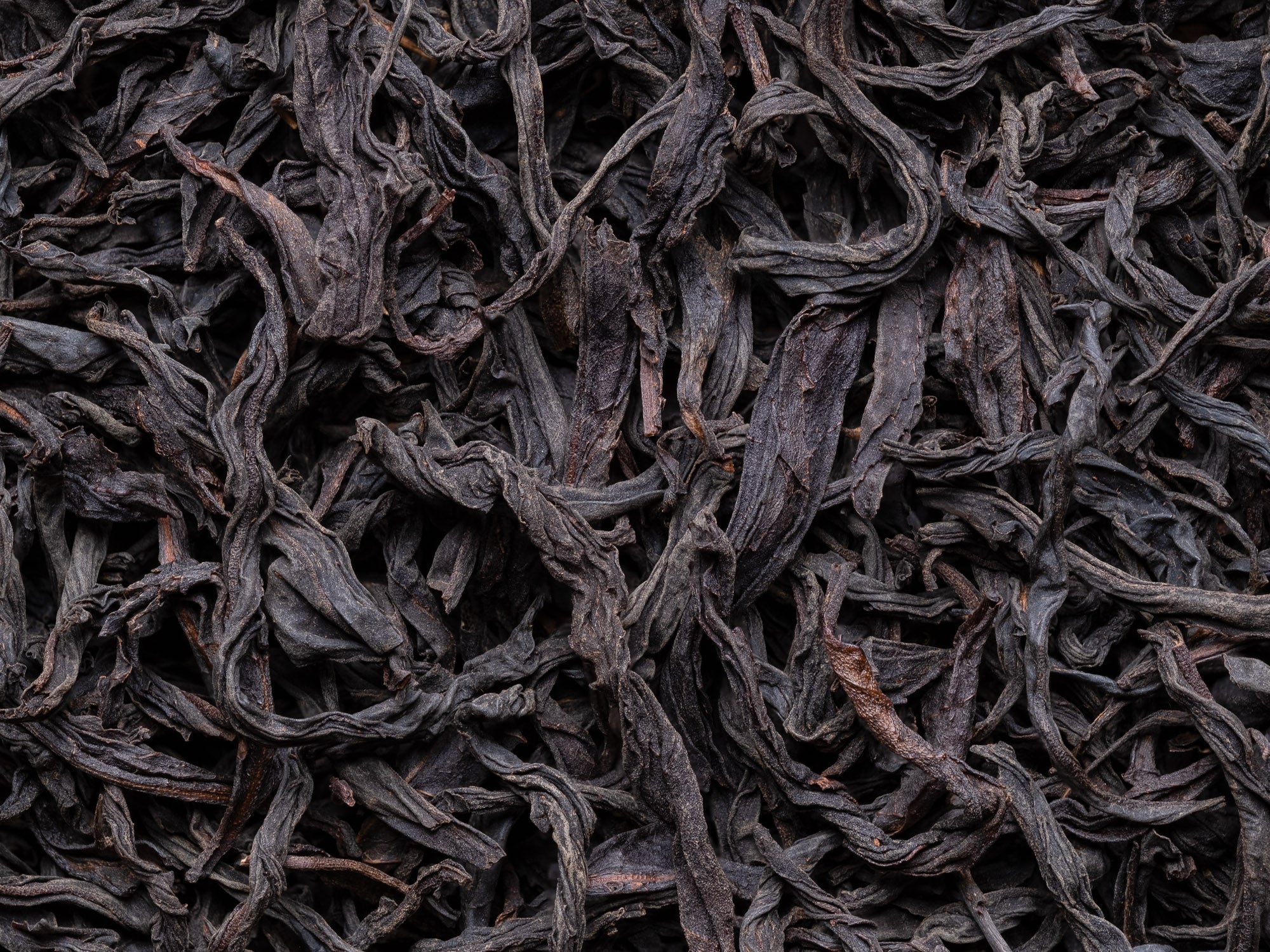 Hojas té negro Zhengshan Xiaozhong ahumado-2012