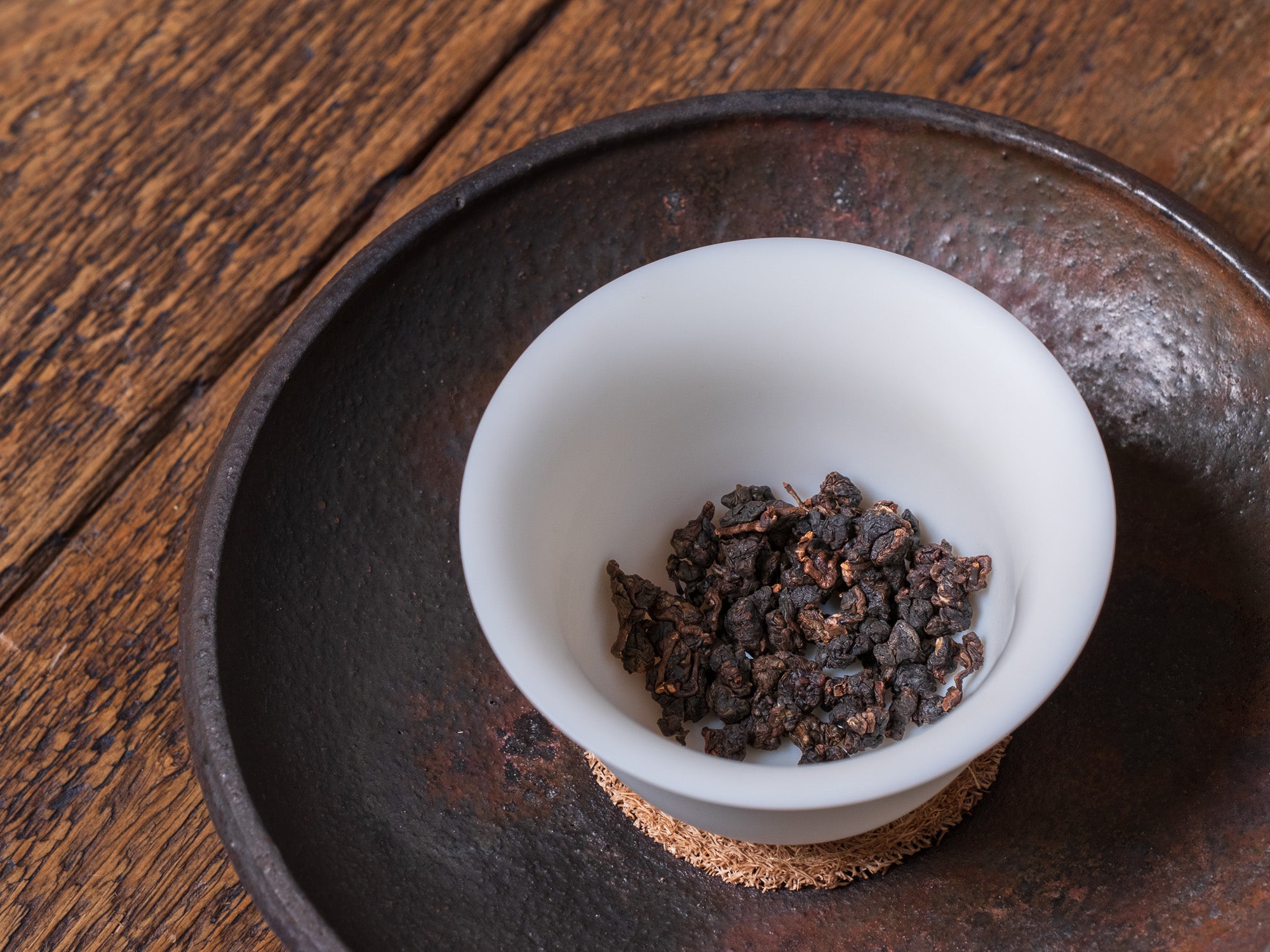 Té oolong Dong Ding de Tailandia en gaiwan