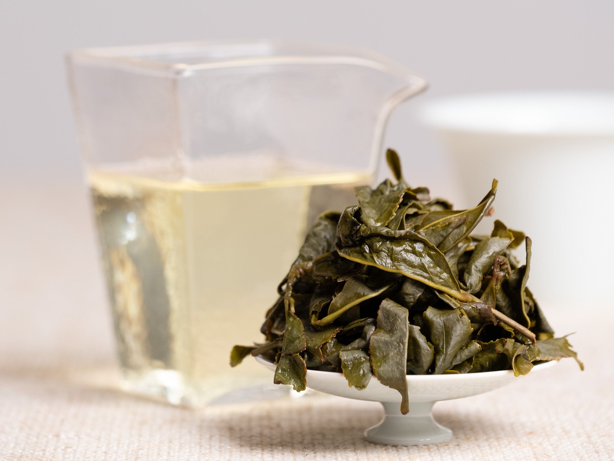 Te oolong high mountain taiwan hojas